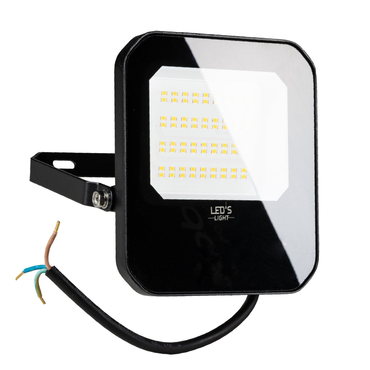 LED Schijnwerper 4200 Lumen - 30W - Koelwit - IP65 Waterdicht - Zwart