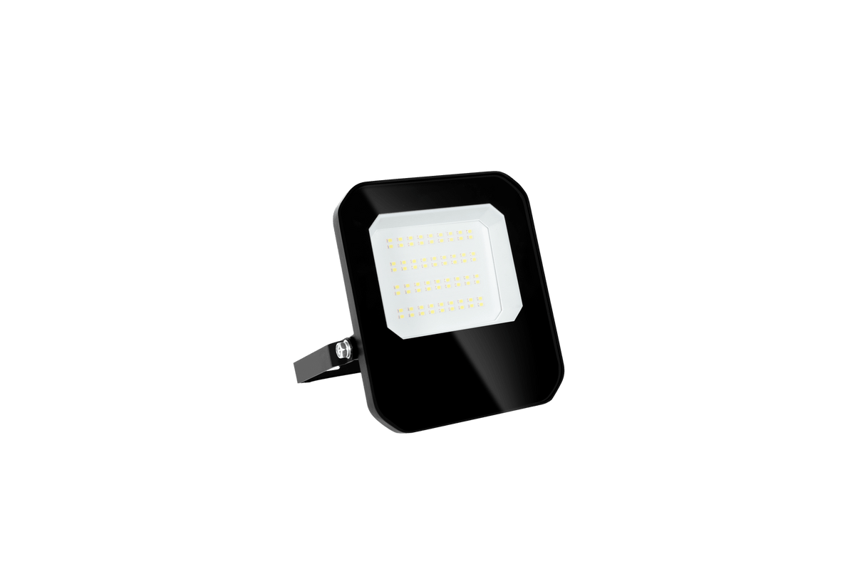 LED Schijnwerper 4200 Lumen - 30W - Koelwit - IP65 Waterdicht - Zwart