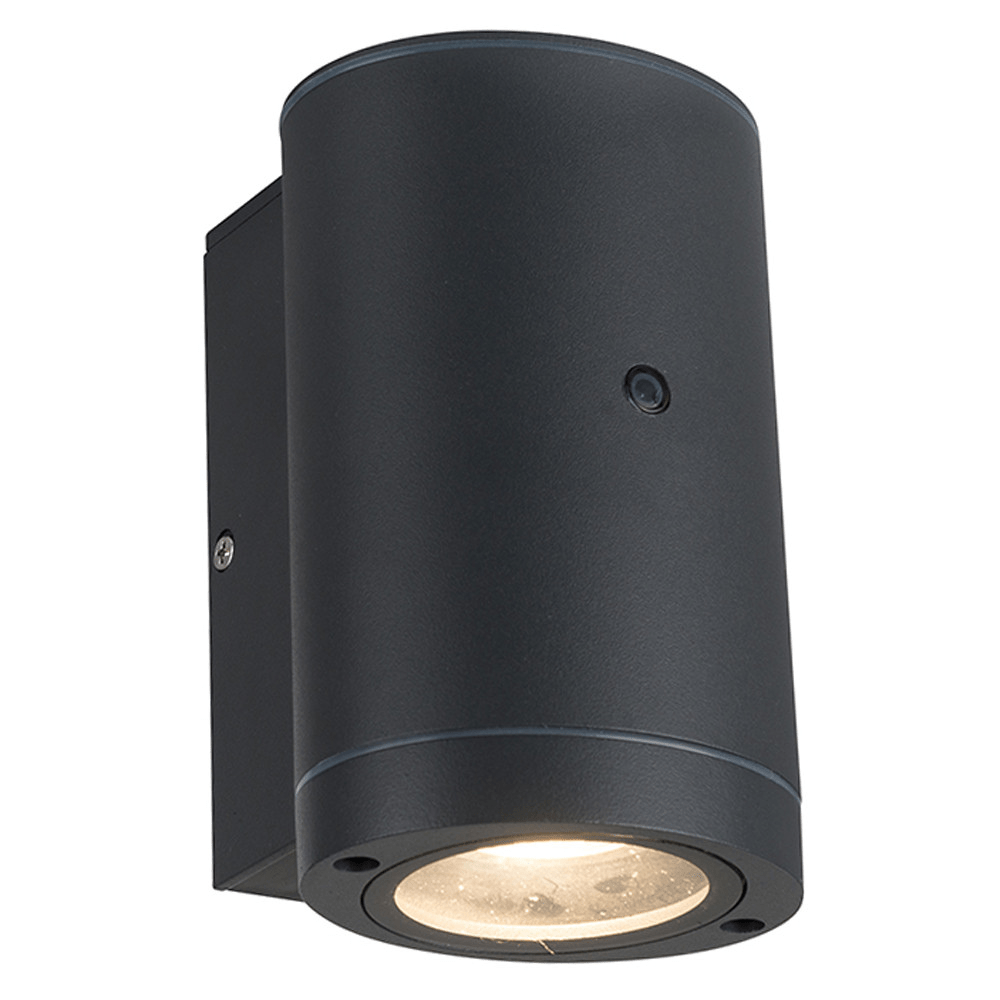 Lampe extérieure LED's Light avec détecteur - IP44 étanche - douille GU10 - Modèle Bari - Anthracite