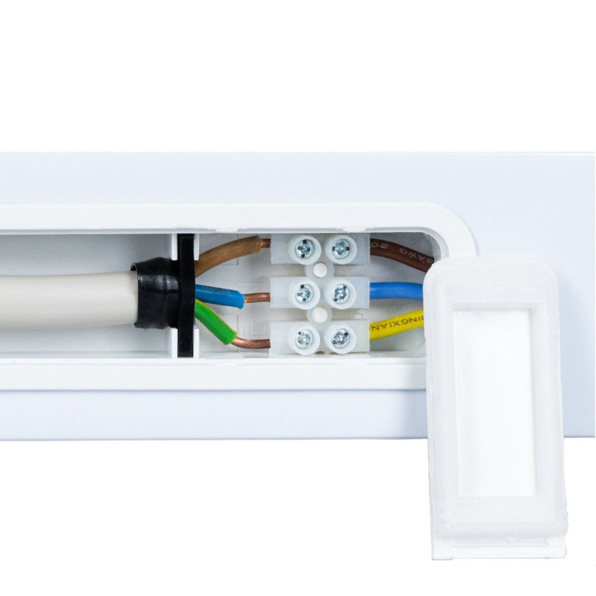 Réglette LED avec prise 60cm 1700 lumens - 15W - Dimmable - 3 couleurs de lumière - IP44 Salle de bains