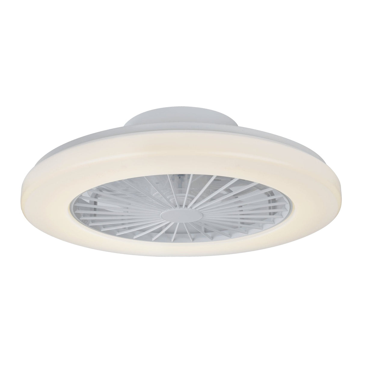 LED plafondventilator 3400 lumen - 55W - instelbaar 2000K-4000K - afstandsbediening - 48cm - wit