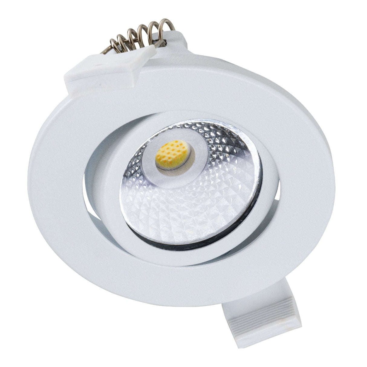 LED Inbouwspot 400 lumen - 3.5W - Warmwit 2700K / Koelwit 4000K / Daglichtwit 6000K - IP65 - Dimbaar - Wit - 3 stuks