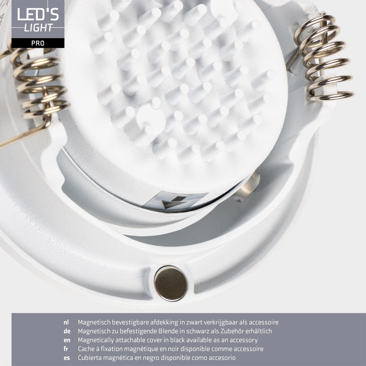 LED Inbouwspot 400 lumen - 3.5W - Warmwit 2700K / Koelwit 4000K / Daglichtwit 6000K - IP65 - Dimbaar - Wit - 3 stuks