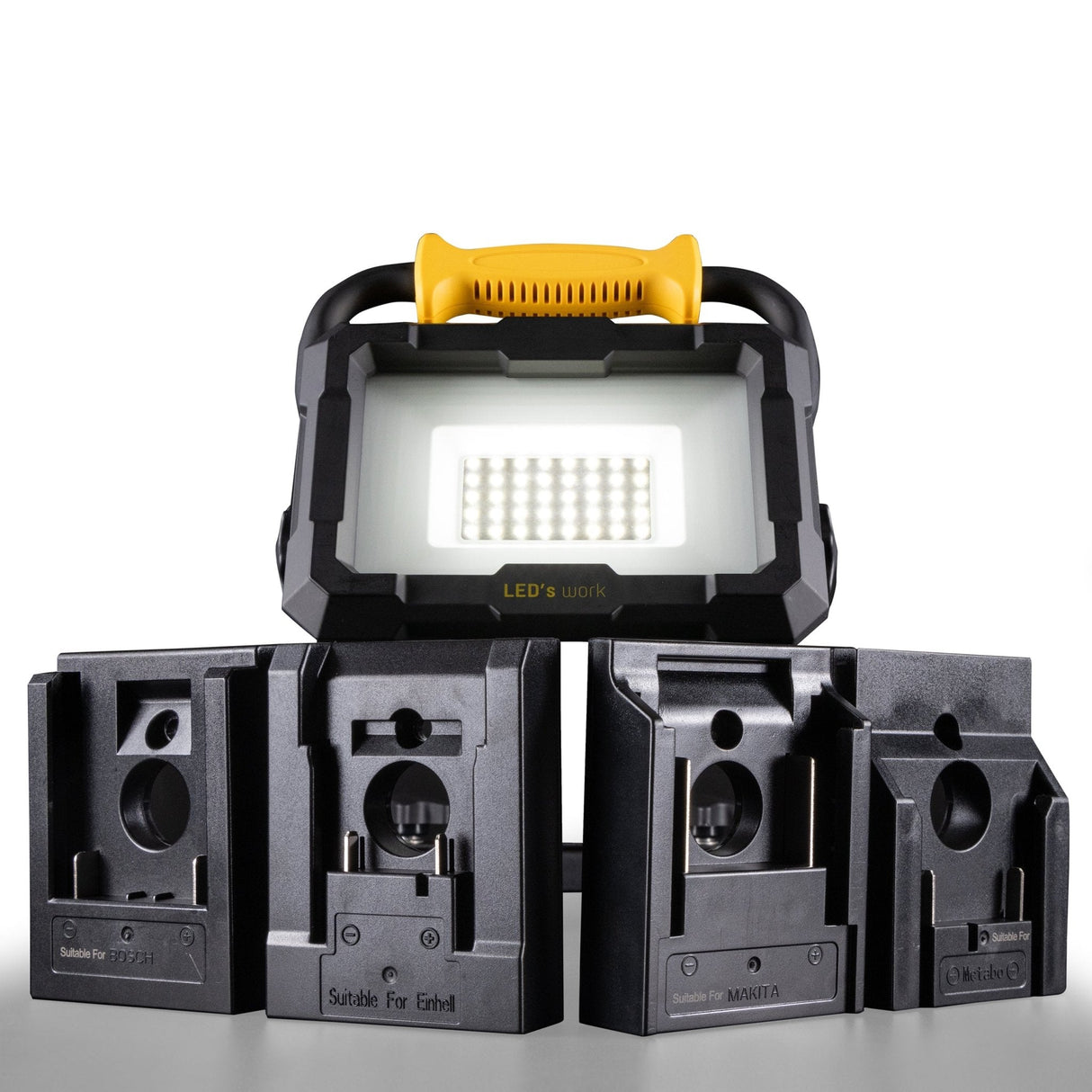 LED Werklamp 18V Accu 2000 lumen - 20W - 5000K - Dimbaar 3 Standen