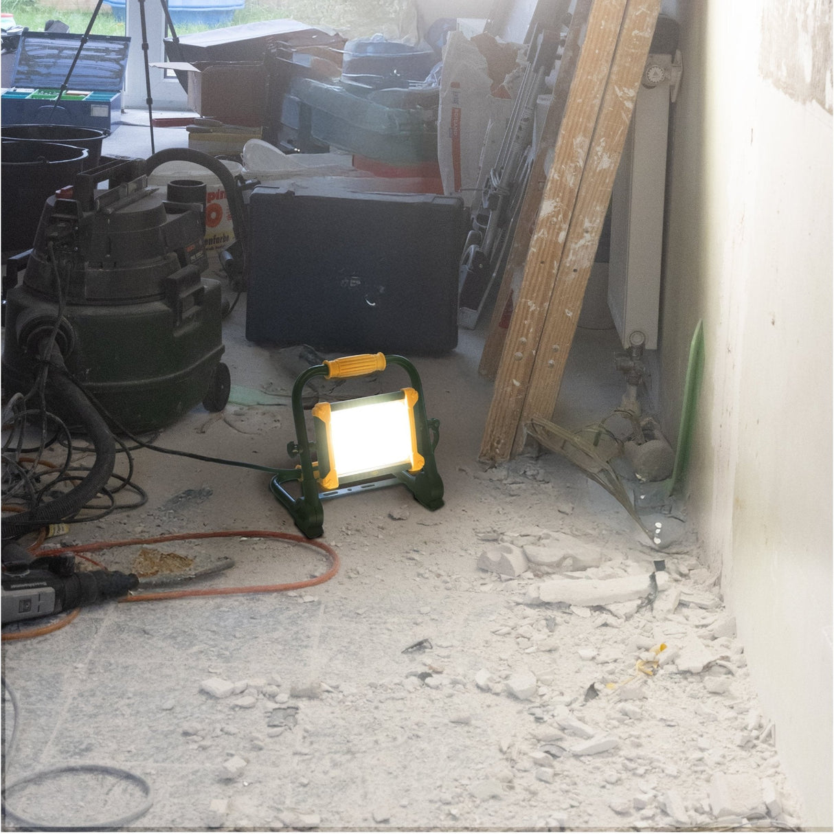 LED Werklamp 3900 lumen - 30W - Koelwit 4000K - Opvouwbaar - IP65 - IK08 - 3m Kabel