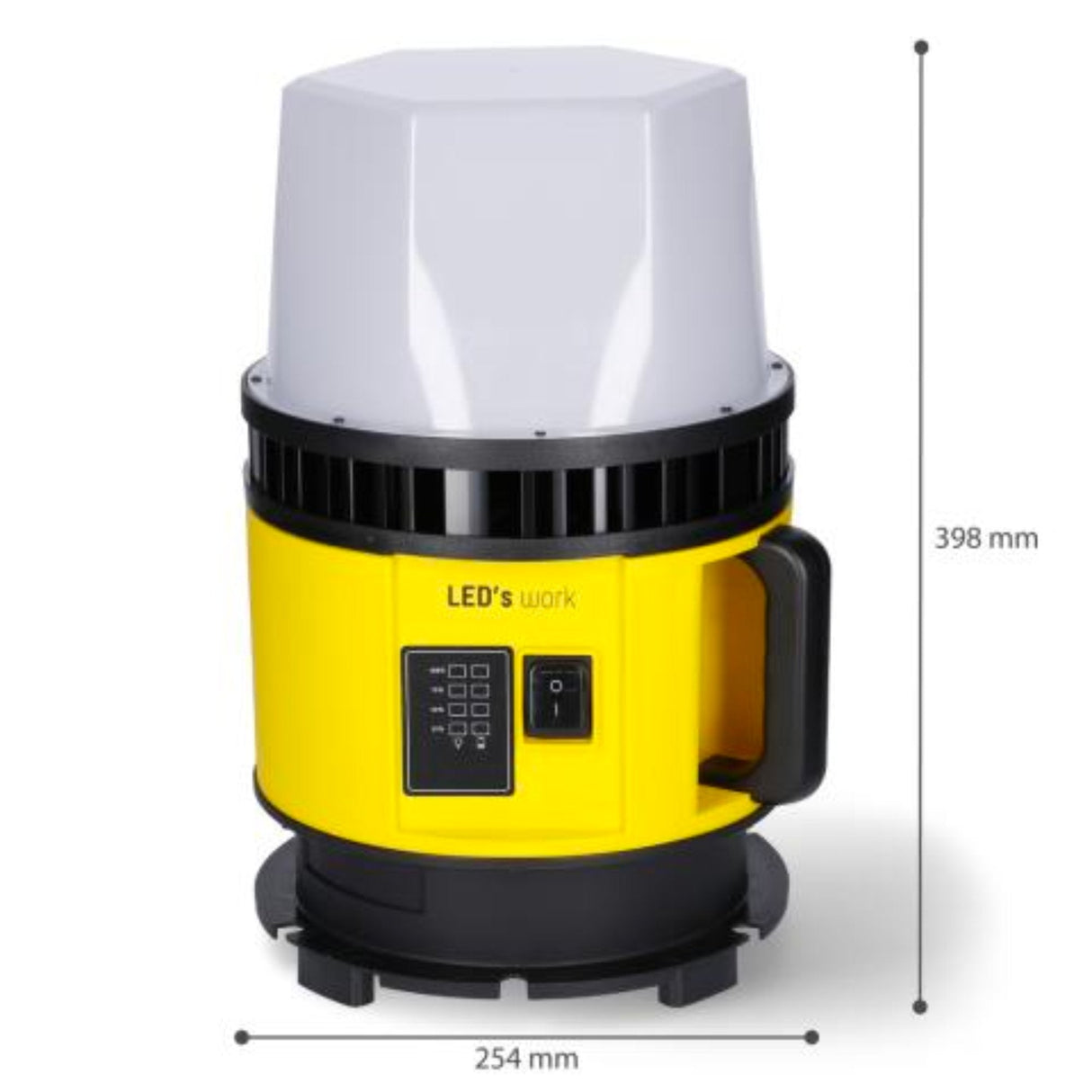 LED Accu Werklamp 8400 lumen - Koelwit 5000K - 18V Draadloos - 360° Verlichting - Dimbaar - IP55 Waterdicht
