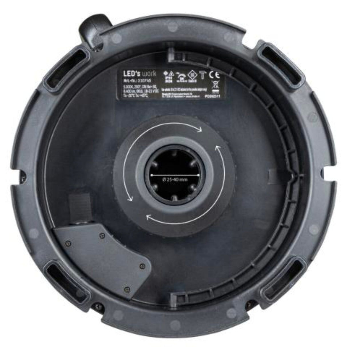 LED Accu Werklamp 8400 lumen - Koelwit 5000K - 18V Draadloos - 360° Verlichting - Dimbaar - IP55 Waterdicht