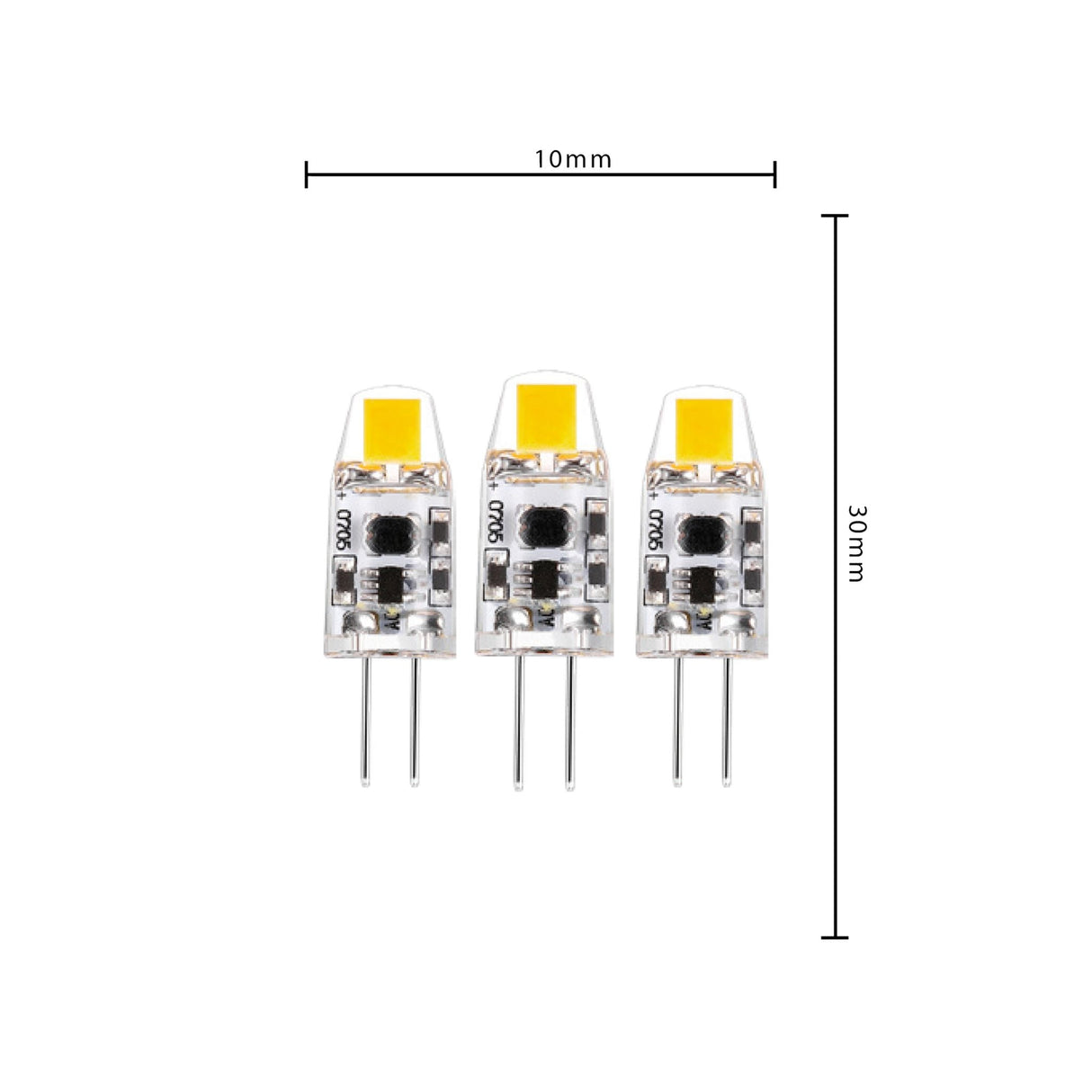 LED G4 Capsule 12V - 95 lumen - Warmwit 2700K