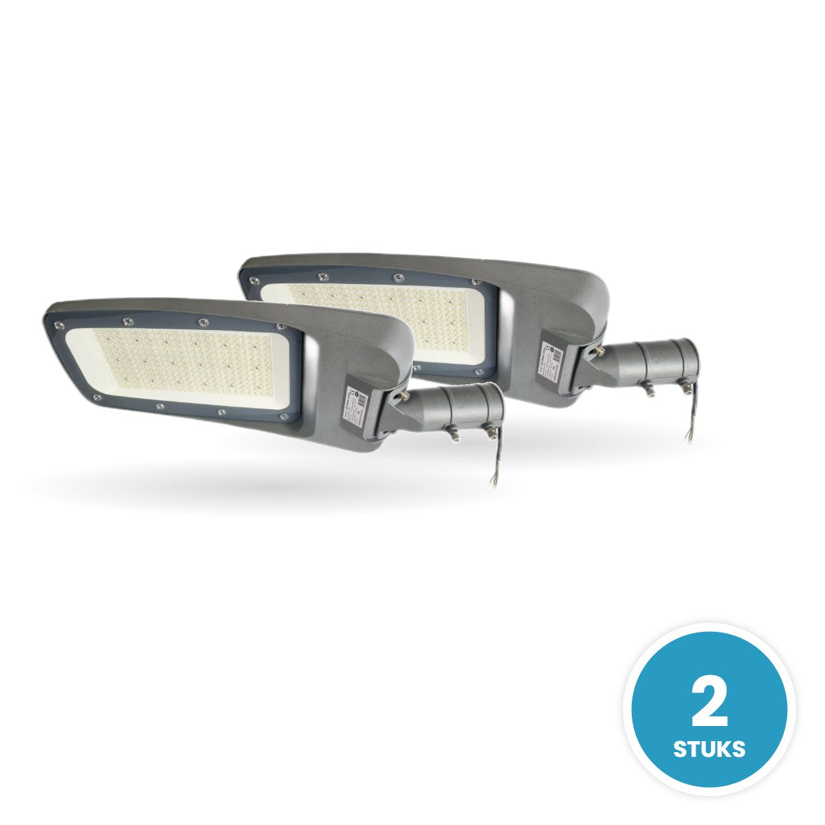 LED Straatverlichting 200W 34000lm, Koelwit 4000K, IP66, 2 stuks, 230V