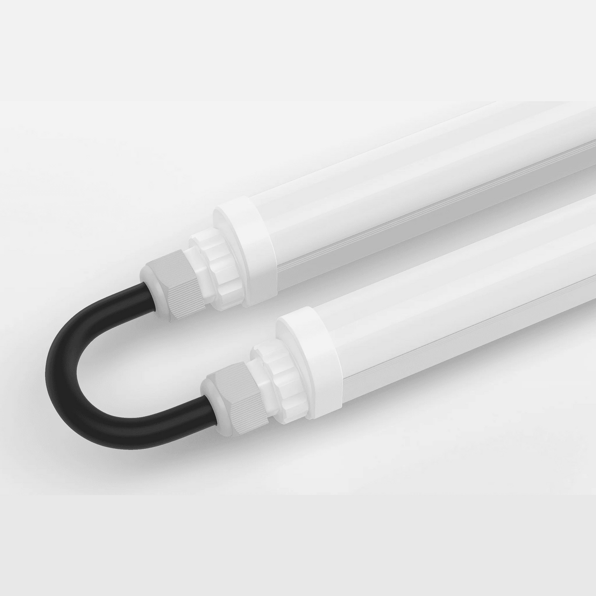 Luminaire LED TL 120 cm 4000 lm 4000 K IP65 lot de 2