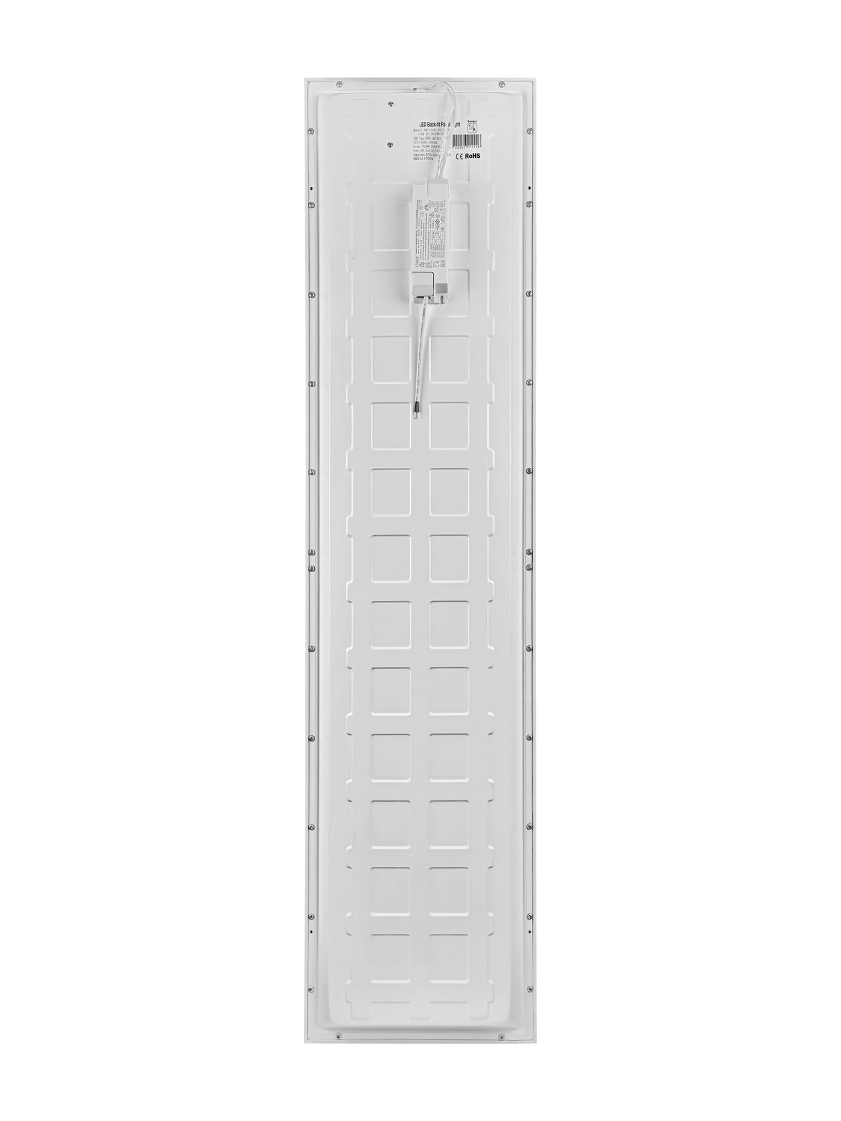 LED paneel 120x30cm 4000lm 4000K IP40, energiezuinig voor kantoorverlichting