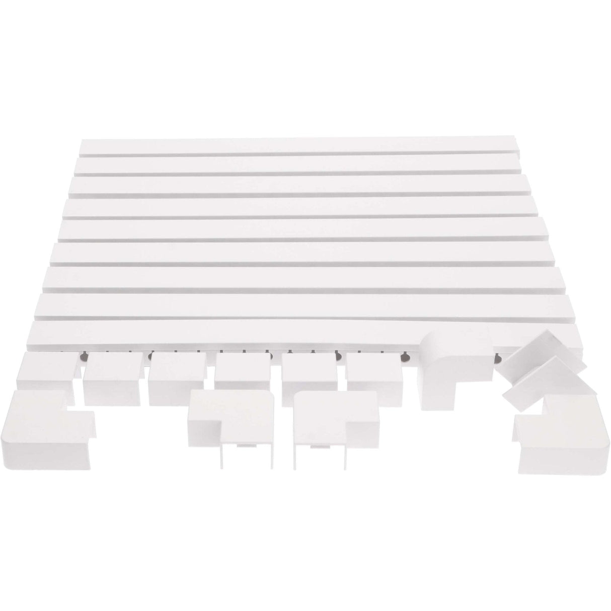 OrgaNice Kabelgoten Set - Zelfklevende organiser voor Bureau & TV - Wit