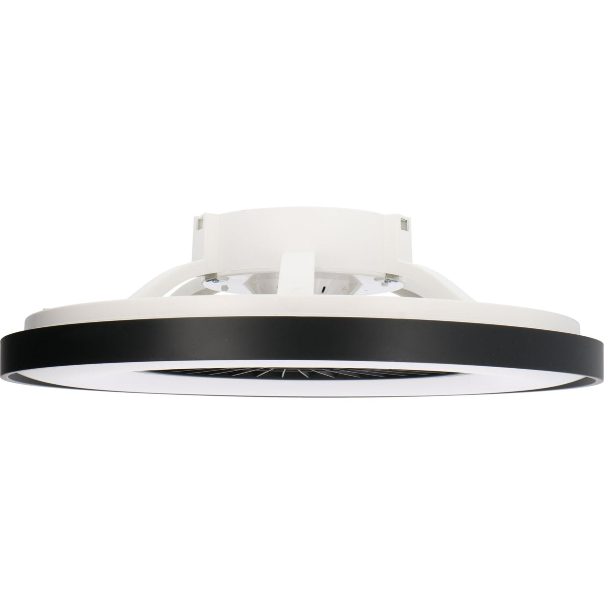 LED plafondventilator premium 4300 lumen - 37W - instelbaar 2000K-4000K - afstandsbediening - Lumileds - 60cm - zwart/wit