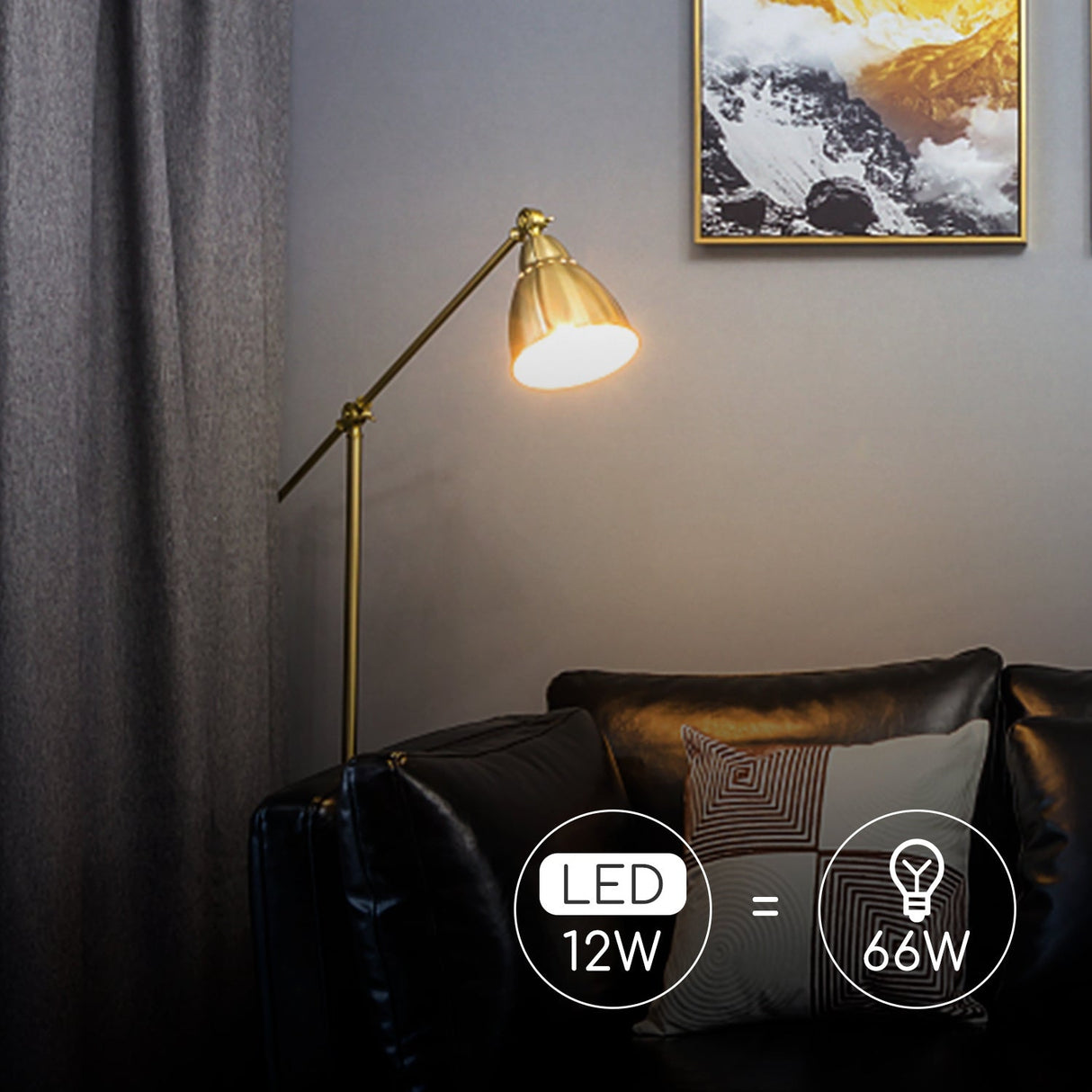 Reflectorlamp E27 | R80 spiegellamp | LED 12W=66W gloeilamp - 900 Lumen | warmwit 3000K - LEDPLANET.NL