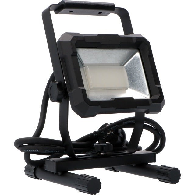LED Werklamp 2500 lumen - 30W - Koelwit 4000K - IP65 Waterdicht - 1,5m Kabel - Aluminium