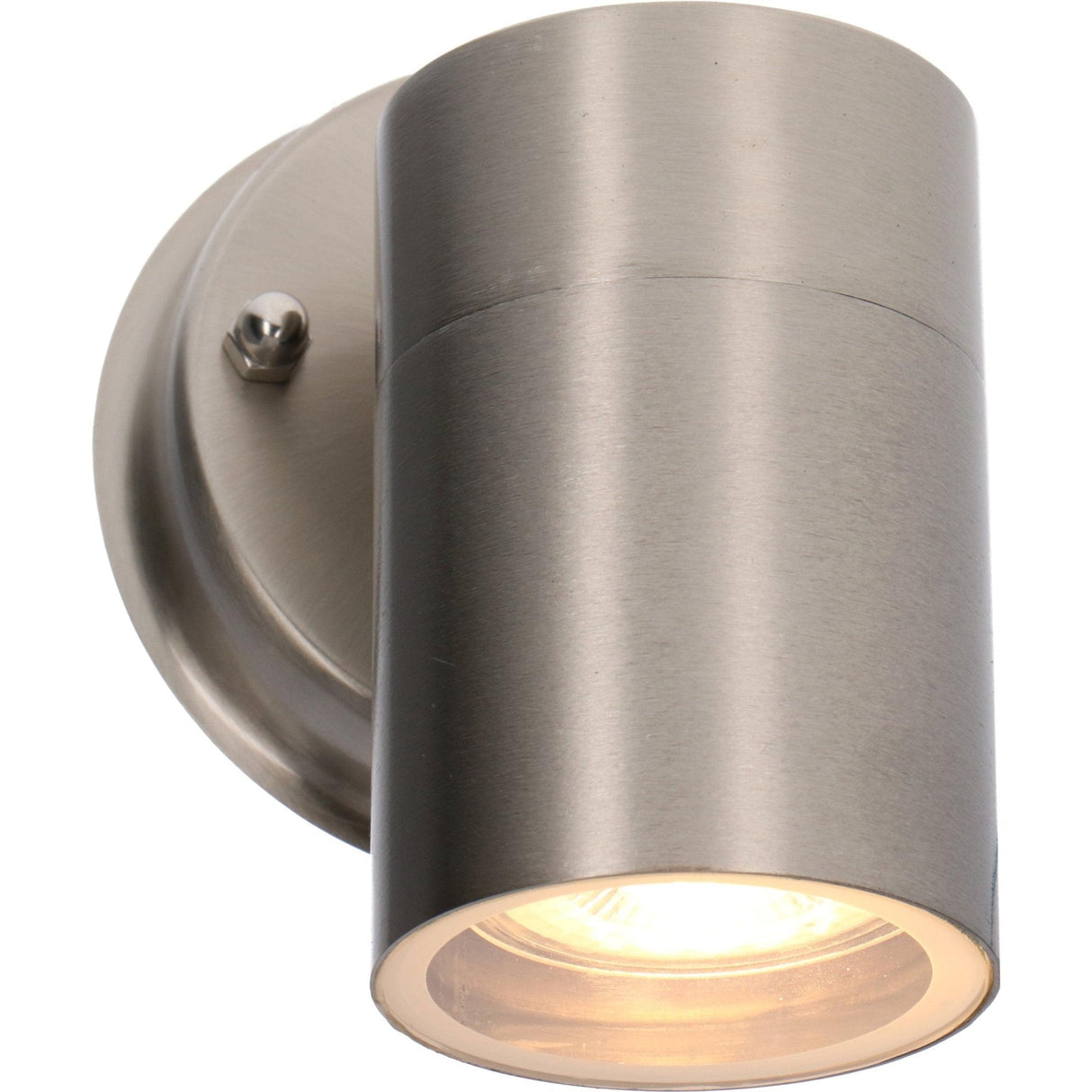 Applique murale LED extérieure - Douille GU10 - Acier inoxydable argenté - IP44 - Résistante aux projections d’eau - 230 V