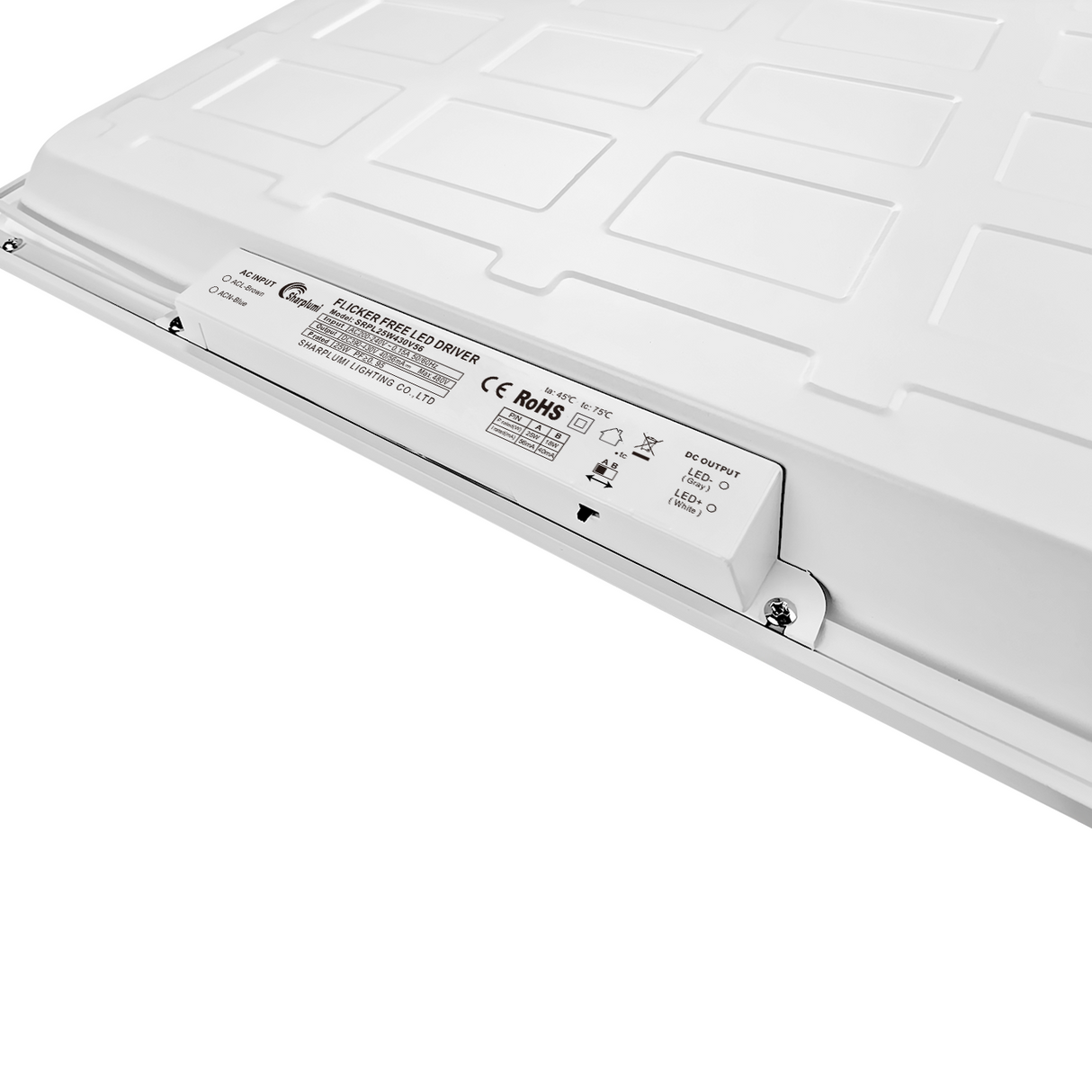 LED paneel met 40 W, 4000K kleurtemperatuur en IP20, geschikt voor plafondmontage