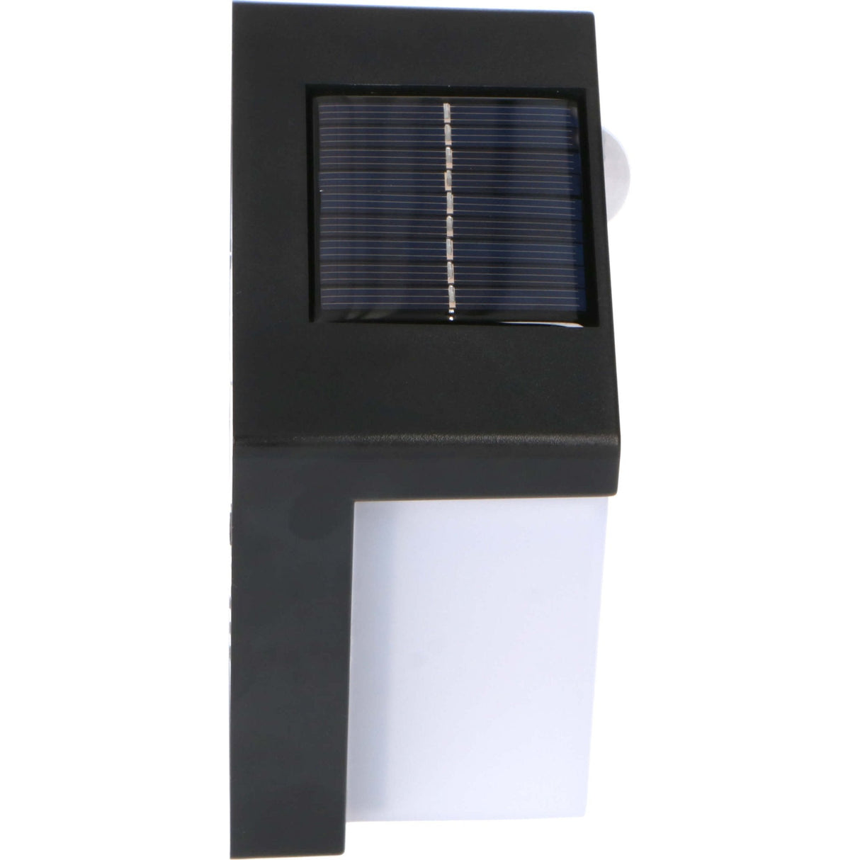 LED Solar Wandlamp - 50 lumen - Warmwit 2700K - Bewegingssensor - IP44 - Zwart