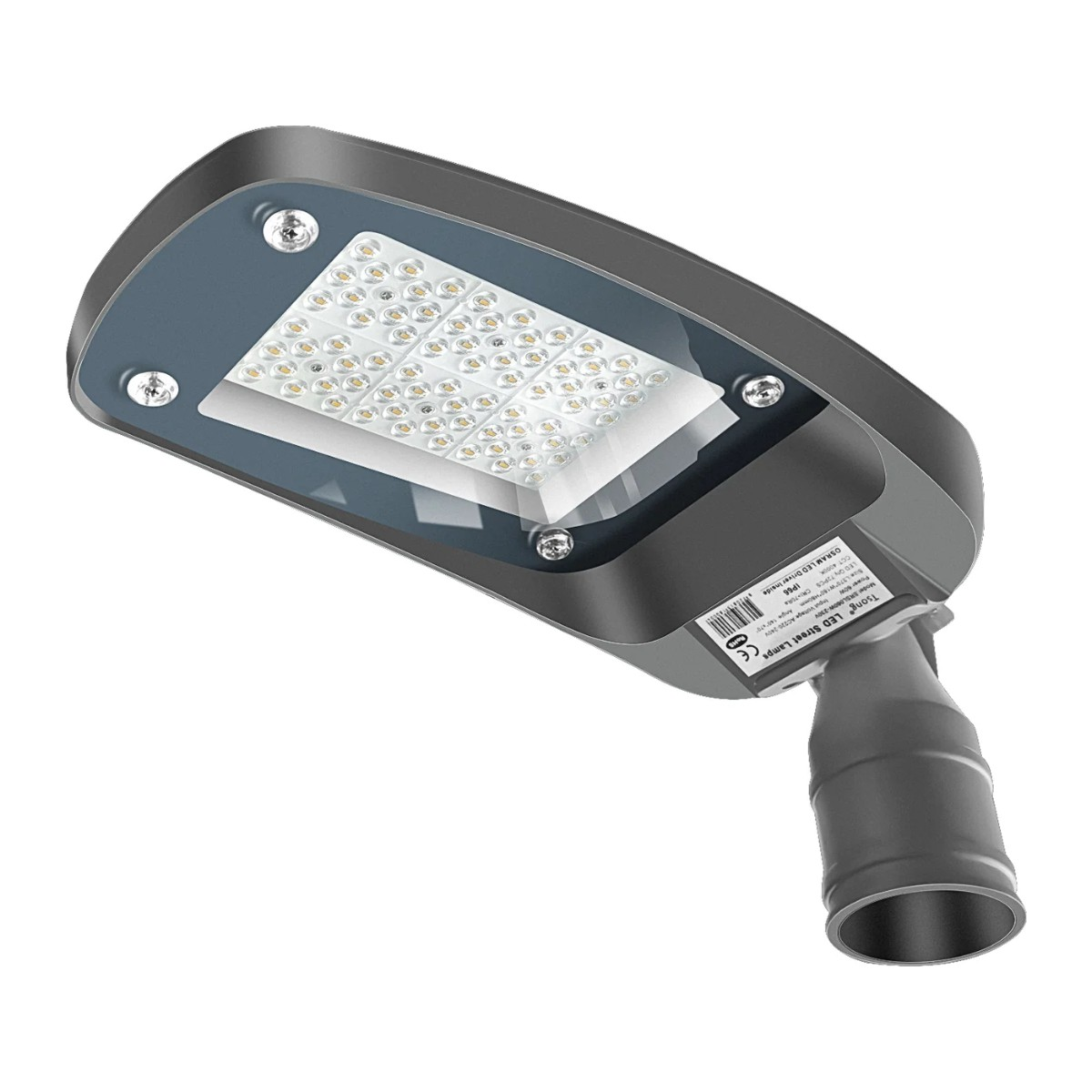 LED Straatverlichting 60W 9000lm, Koelwit 4000K, IP66