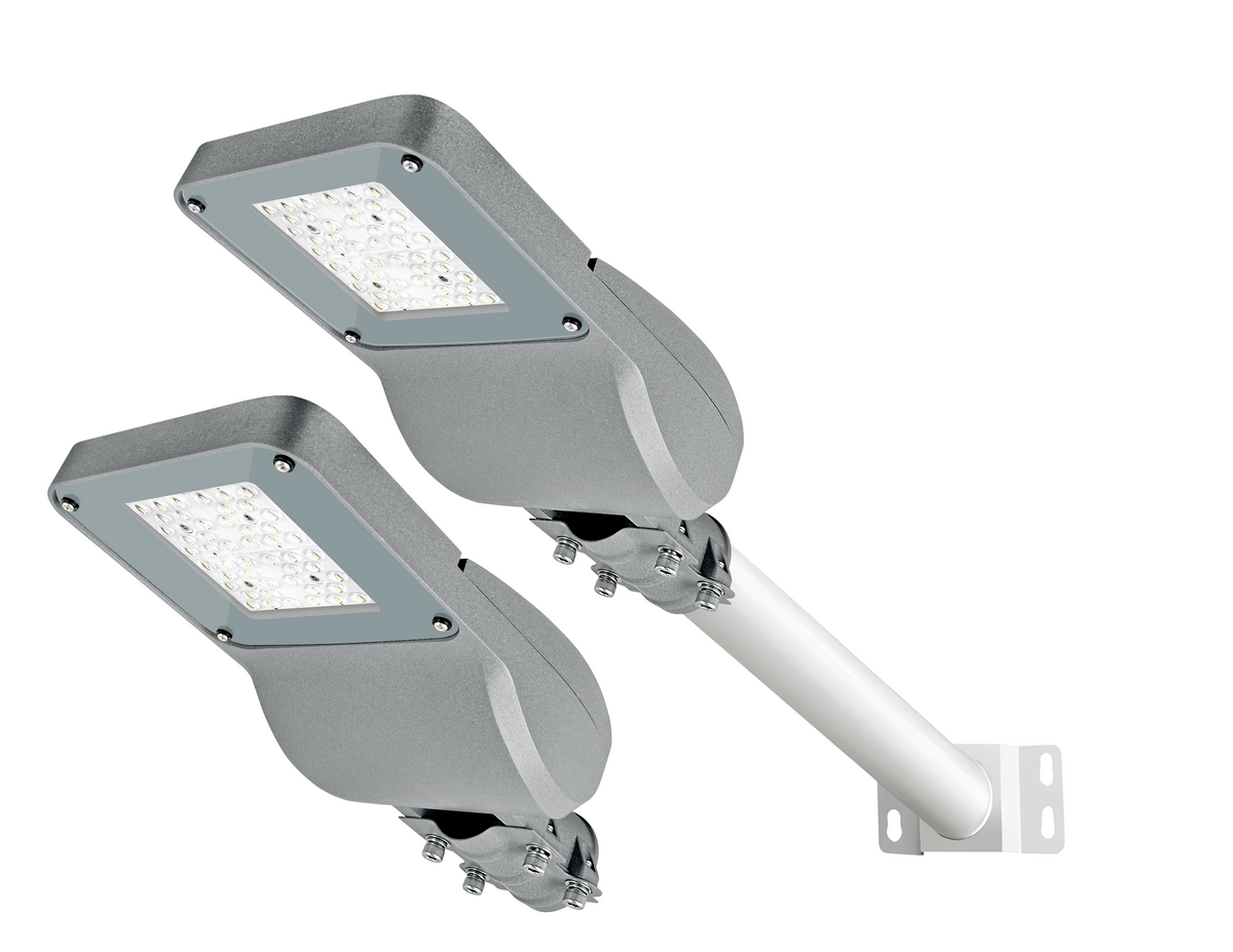 LED straatverlichting-lantaarnpaal-LED dubbel 200W 24000lm 4000K IP65