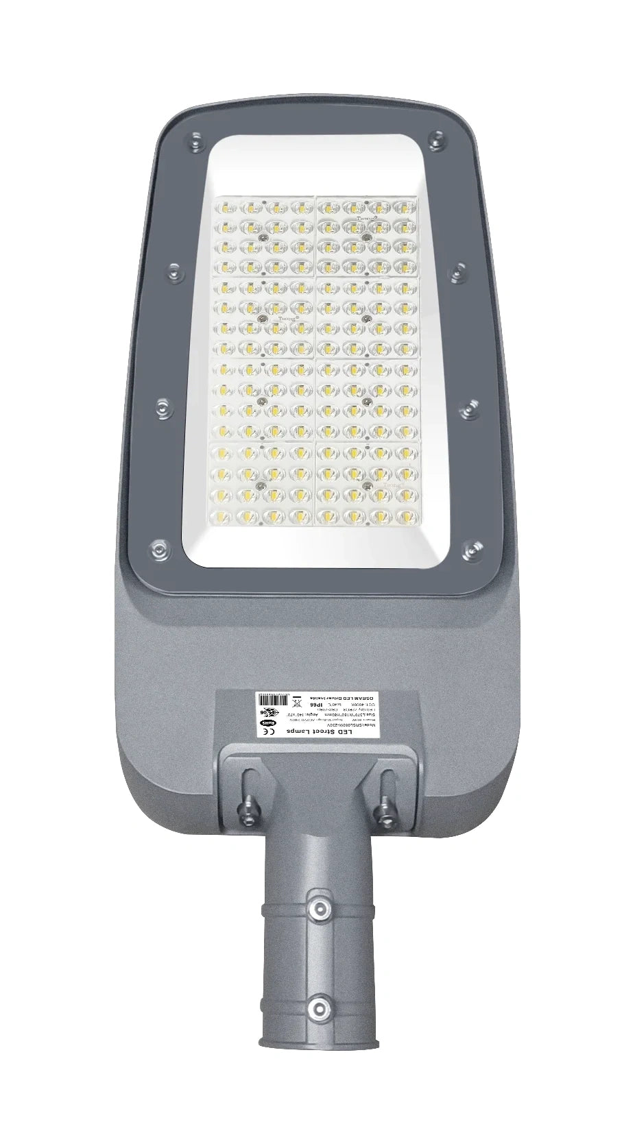Straatverlichting-lantaarnpaal-LED Blls, 100W, 12000lm, 5000K, IP65, met beugel