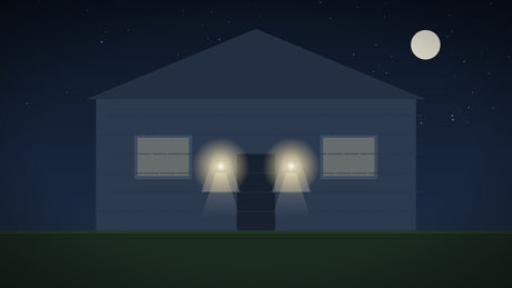 LED-wandlampen buiten installeren