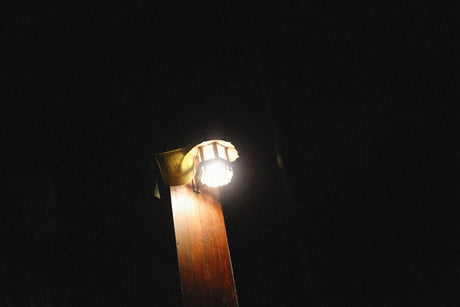 a light post with a light on top