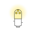 Lampe automobile LED BAY15D