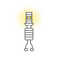 Ampoule LED automobile H1