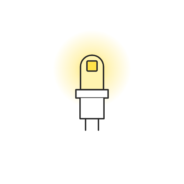 B8.5d auto LED lamp - LEDPLANET.NL