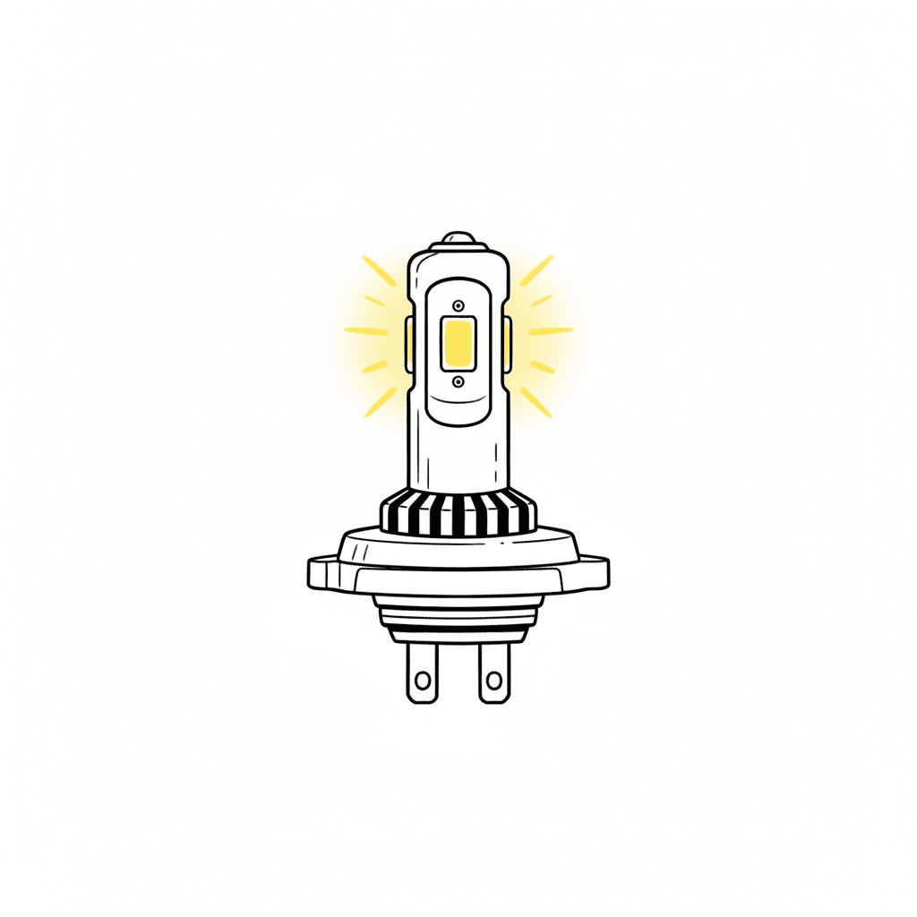 H7 auto LED lamp