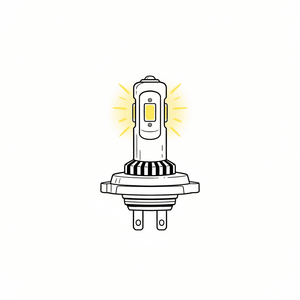 H7 auto LED lamp