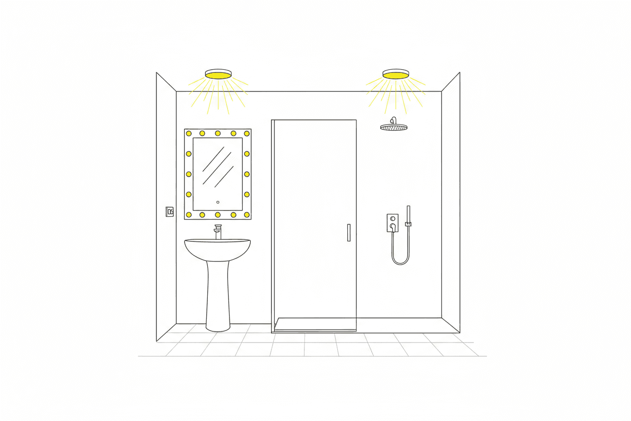 LED verlichting badkamer
