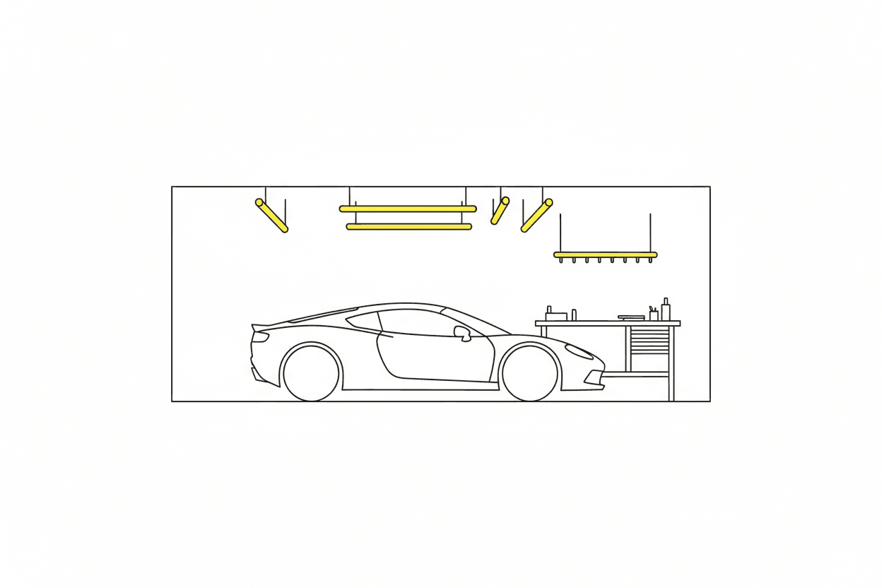 LED verlichting garage