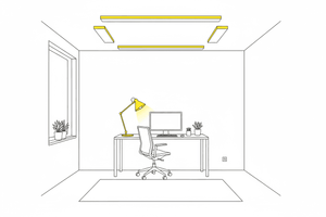 Éclairage LED de bureau