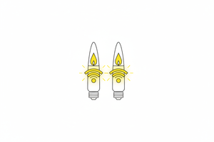 Bougies lumineuses WiFi
