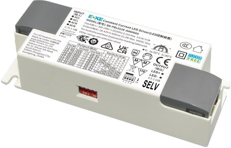 Dimbare 0-10V LED-driver 60W 1350 mA