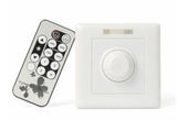 LED-wanddimmer 0/1-10V met draaiknop en afstandsbediening