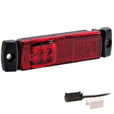 LED markeringslicht rood | 12-24v | 1,5mm. connector | M10MV-196R