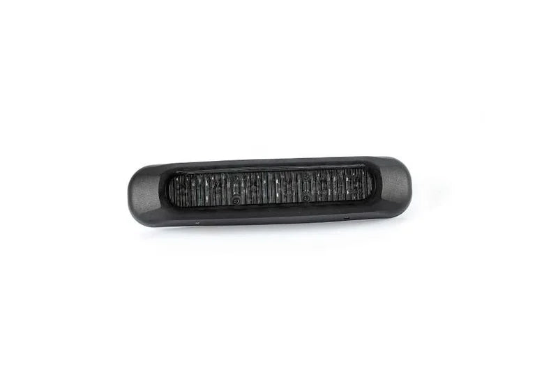 R65 LED Flitser 6 LED's Dark Rood 10 - 30V | S10F6200DR