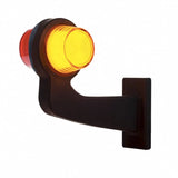 Feu suspendu LED droit, tige coudée, mat 12/24V | MB-1022RA