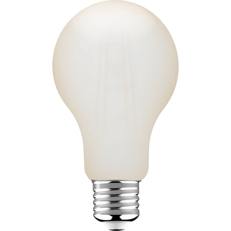 LED Filament Lamp E27 1521 lumen - 11W - Warmwit 2700K - A70 Peervorm - Opaal Glas