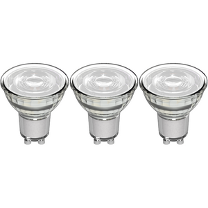 Spot LED GU10 - 345 lumens - Blanc froid 4000K - 4W, remplace 50W - 3 pièces