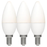 LED Kaars C35 470 Lumen - 4.9W - 2700K Warmwit - E14 Fitting - 3 Stuks