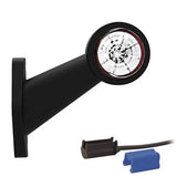 Gauche | Feu de gabarit LED | tige inclinée | 12-24v | connecteur 0,75mm² | M10BV-311RW