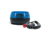 LED R65 zwaailamp blauw 12/24v Magneetvoet Dubbele flits | 212570