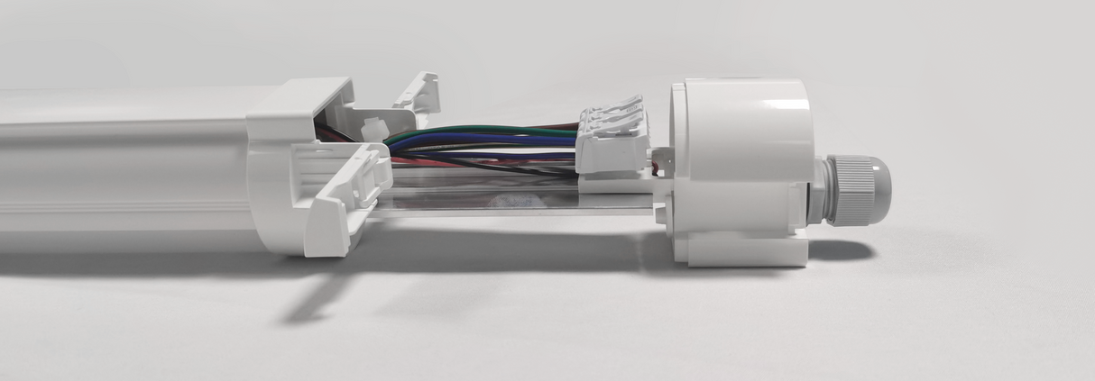 LED armatuur TL 150cm 5160lm 4000K IP20 met aansluitingen voor eenvoudige installatie