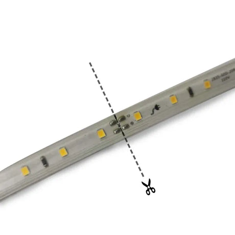 Lichtslang rood, 50 meter, 120 LEDs/meter