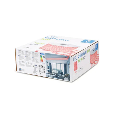 Lichtslang rood, 50 meter, 120 LEDs/meter