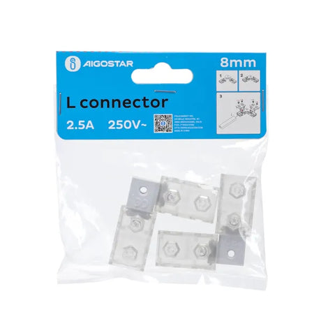 Lichtslang L-connector 2 stuks 230V AC, compleet